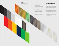 Alucobond Standard Colours Shown On This Colour Chart Are