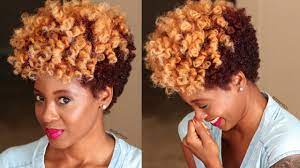 refresh a roller set on natural hair