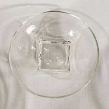 Vtg Clear Glass Round Serving Bowls