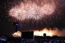 taiwan national day pyrotechnics show