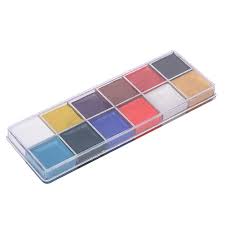 12 colors oil paint face body painting