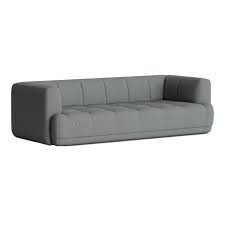 Hay Quilton 3 Seater Sofa Grey