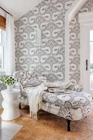 Black And White Paris Bedroom Wallpaper