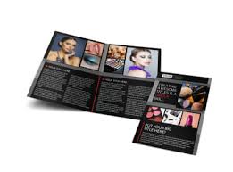 professional makeup artist brochure