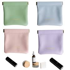 pocket cosmetic bag squeeze top travel