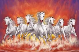 7 horses painting vastu direction and
