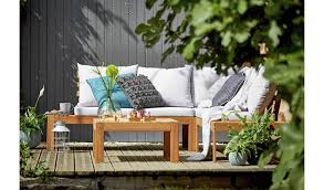 Looking for a new wooden garden table? Buy Argos Home 6 Seater Wooden Corner Sofa Set Patio Sets Argos