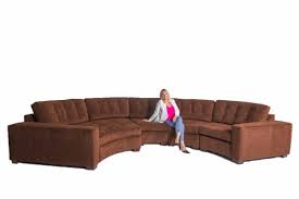 Large Curved Modern Sectional Sofa