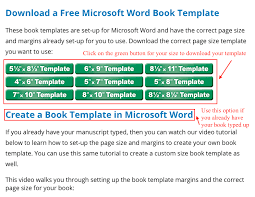 9 free book templates for authors