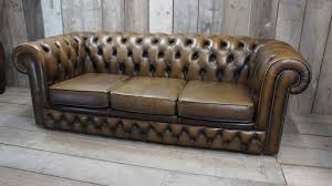 Leather Chesterfield Sofa Deep Oned