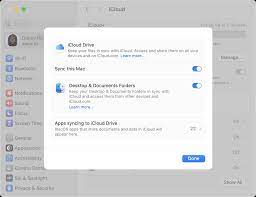 doents files to icloud drive