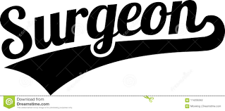 Surgeon Retro Word Stock Vector Illustration Of Clinic