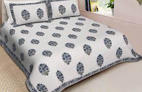 indian bed sheet pillow set 100 cotton