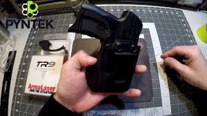 ruger lc9 with armalaser tr9 holster by