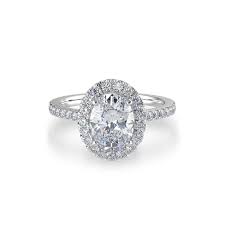 Princess cut halo ring with. Oval Halo Engagement Ring Jack Friedman