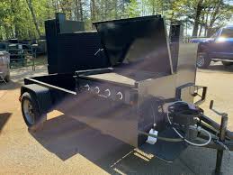 fish fryer bbq grill smoker trailer