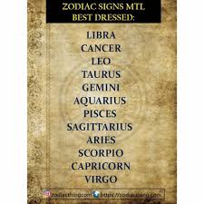 On the other hand, they can also be irritable and the aquarius sign is commonly considered the worst match for cancer. Zodiac Signs Mtl Best Dressed Libra Cancer Leo Taurus Gemini Aquarius Pisces Sagittarius Aries Scorpio Capricorn Virgo Zodiacthingcom Https Szodiacthingconm Aquarius Meme On Me Me