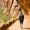 Many of the park's most popular trails are accessed from the valley floor along the 6 mile zion canyon scenic drive. 1