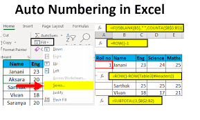 auto numbering in excel easy methods