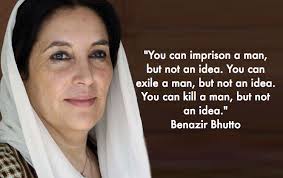 Benazir Bhutto&#39;s quotes, famous and not much - QuotationOf . COM via Relatably.com