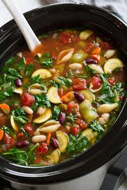 minestrone soup slow cooker or