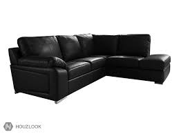 houston 5 seater leather sofa houzlook