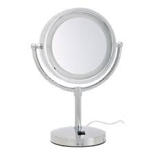 swivel halo lighted vanity mirror