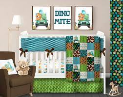 dinosaur crib bedding set boy nursery