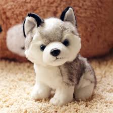 simulation husky plush toys plush dog