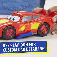Amazon Com Play Doh Disney Pixar Cars Lightning Mcqueen Ages 3 And Up Amazon Exclusive Toys Games