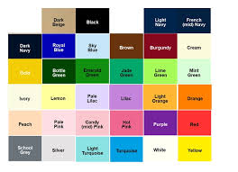 Pick Mix Colour Chart