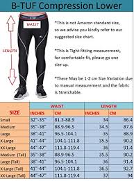 B Tuf Mens Compression Pants Tights For Gym Sports Training Polyester Lycra Legging Bt 71