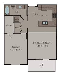 1 bedroom apartment floor plans with