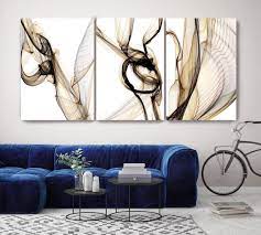 Yellow Triptych Canvas Prints