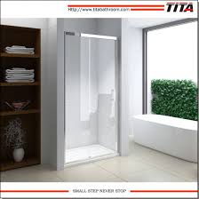 small size glass shower door crystal b1