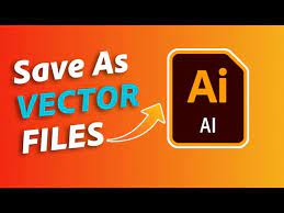 how to save a vector file in