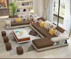 Modern Luxury U Type Fabric Sofa