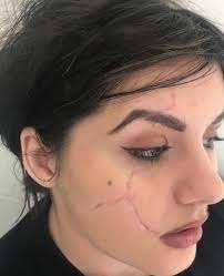 fake scar with liquid latex