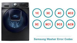 The combination of large capacity and addwash saves you time and energy while vrt plus technology keeps the peace and quiet. Samsung Washer Error Codes Washer And Dishwasher Error Codes And Troubleshooting