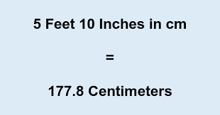 Feet to centimeter conversion (ft to cm) helps you to calculate how many centimeter in a foot length metric units, also list ft to cm conversion table. 5 10 In Cm 5 Feet 10 Inches To Cm