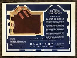 1931 claridge wide seamless carpet
