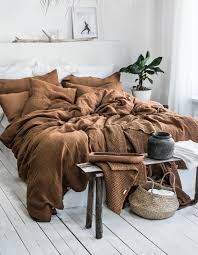 Linen Bedding Set In Duvet