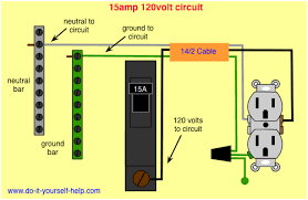Easy online.electrician describes a typical home electrical circuit in detail, using a basic house wiring diagram. Circuit Breaker Wiring Diagrams Do It Yourself Help Com