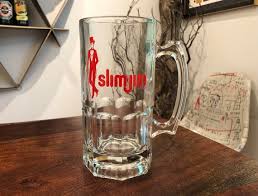 32 Oz Glass Beer Mug Vintage