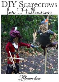 diy scarecrows for halloween