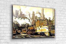 Tempered Glass And Canvas Wall Art