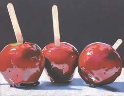 How To Draw Toffee Apples With Coloured