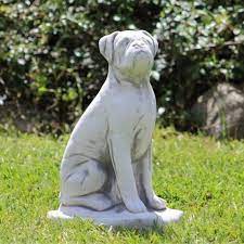 Buy Boxer Dog Statue Concrete Pet