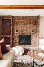 Diy Mortar A Brick Fireplace Makeover