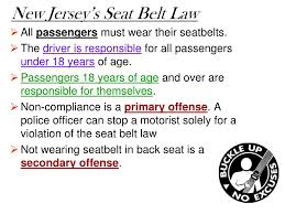 seat belt law powerpoint presentation